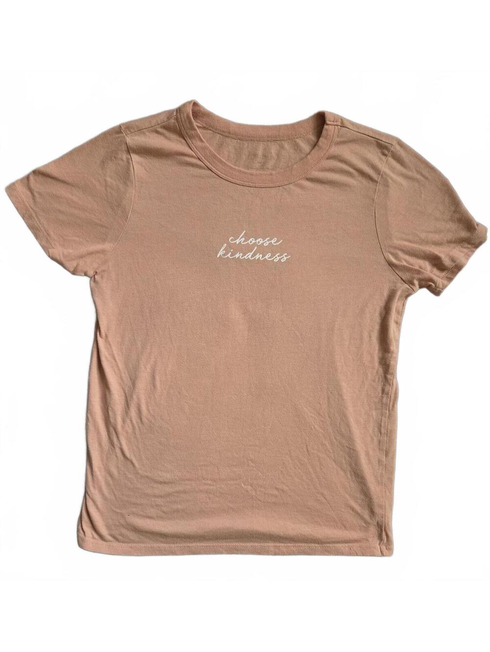 Choose Kindness Peach Graphic T-Shirt X-Small